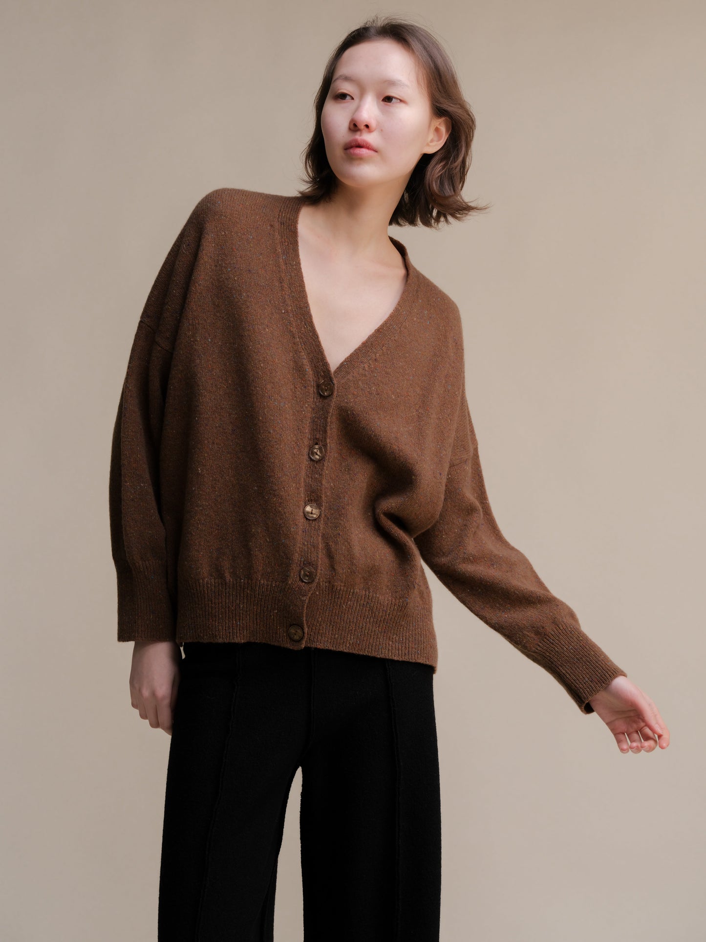 Tweed Oversized Cardigan