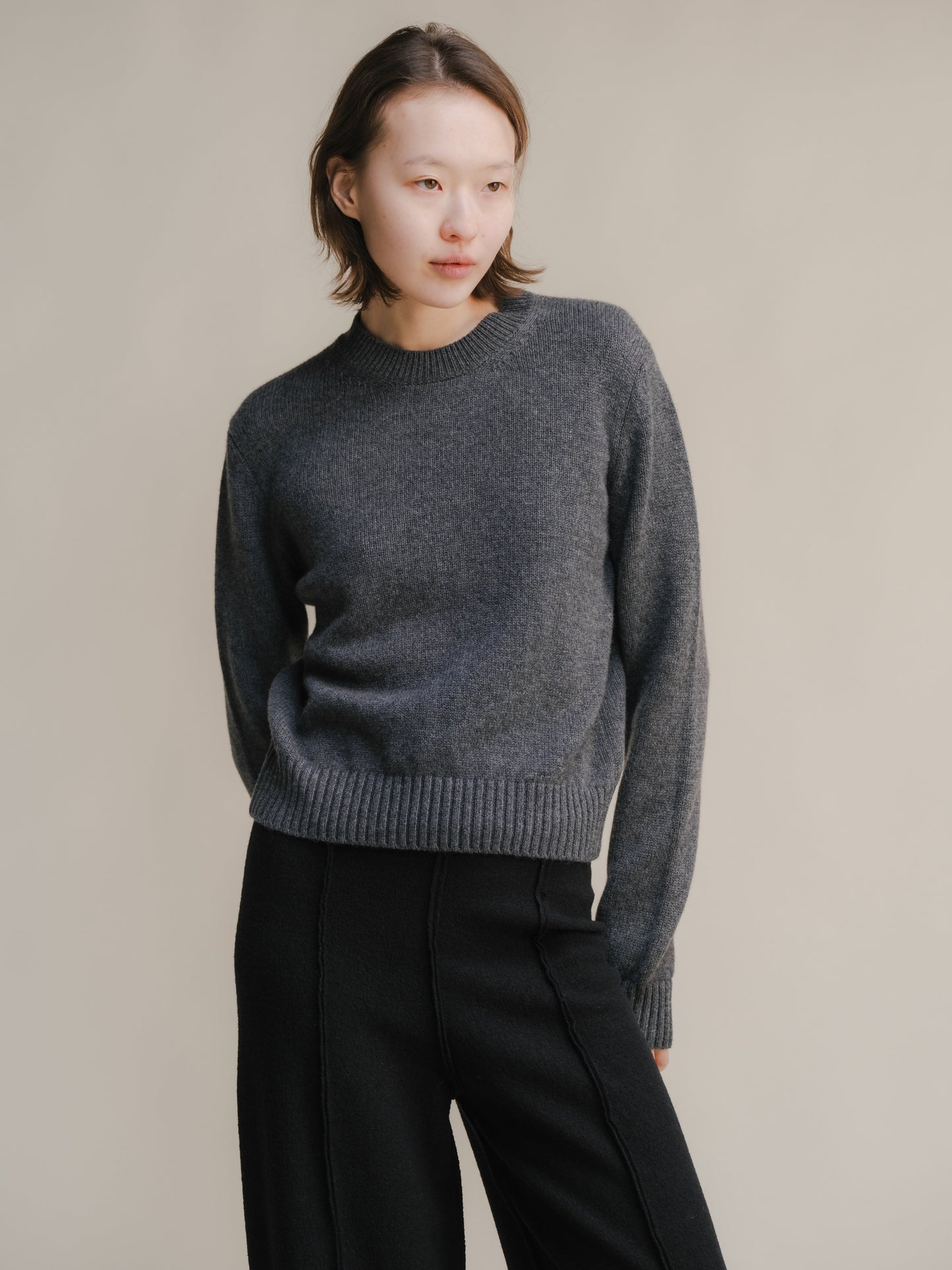 Pure Cashmere Crewneck Sweater