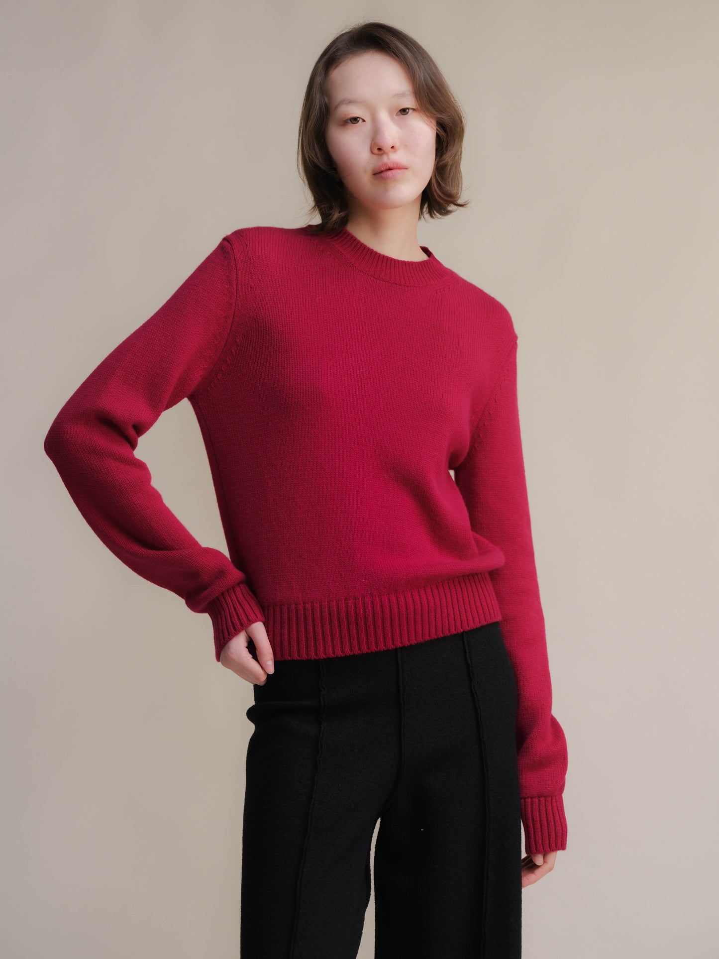 Pure Cashmere Crewneck Sweater