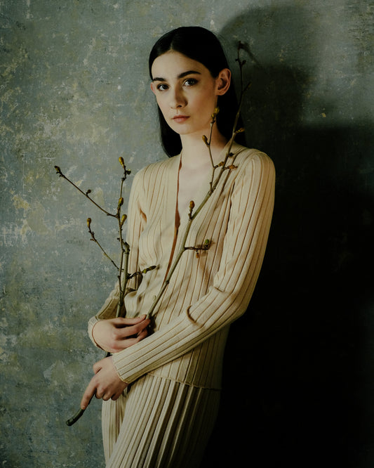 Extra Fine Merino Wool V Neck Cardigan