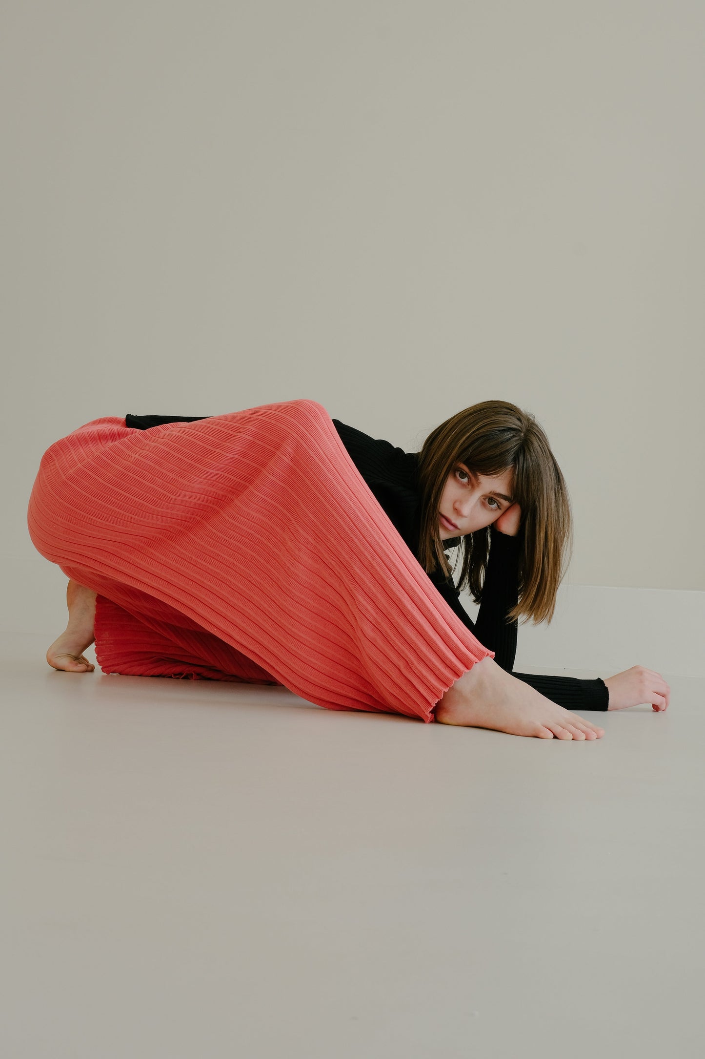 Fine Cotton Plissé Pants (3D-Knit)