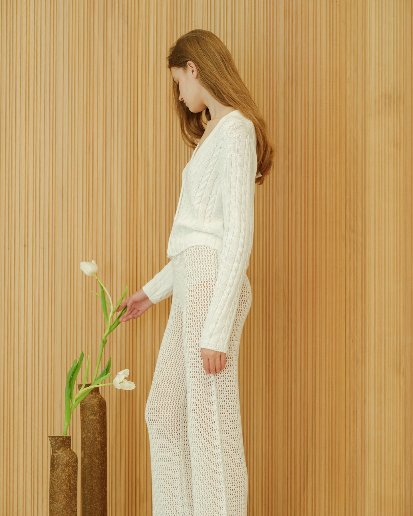Fine Cotton Crochet Pants