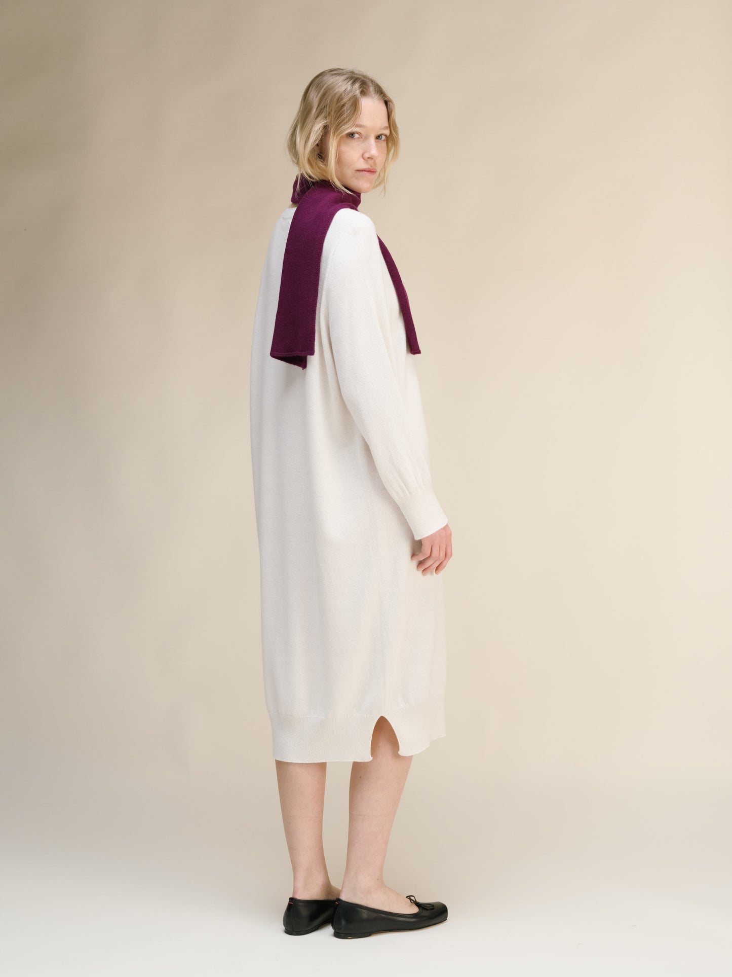 Cashmere Mix Jabot