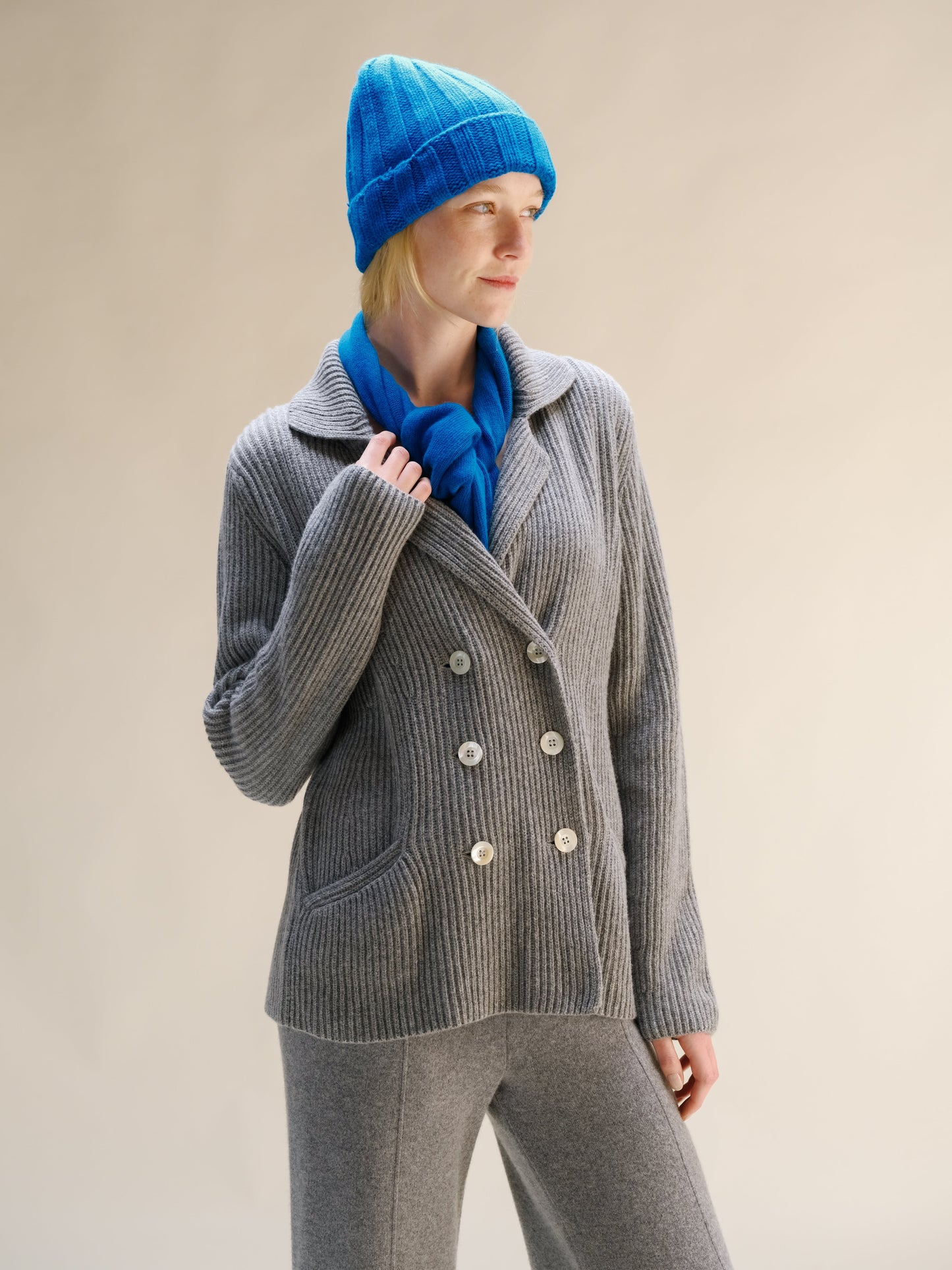Cashmere Mix Jabot