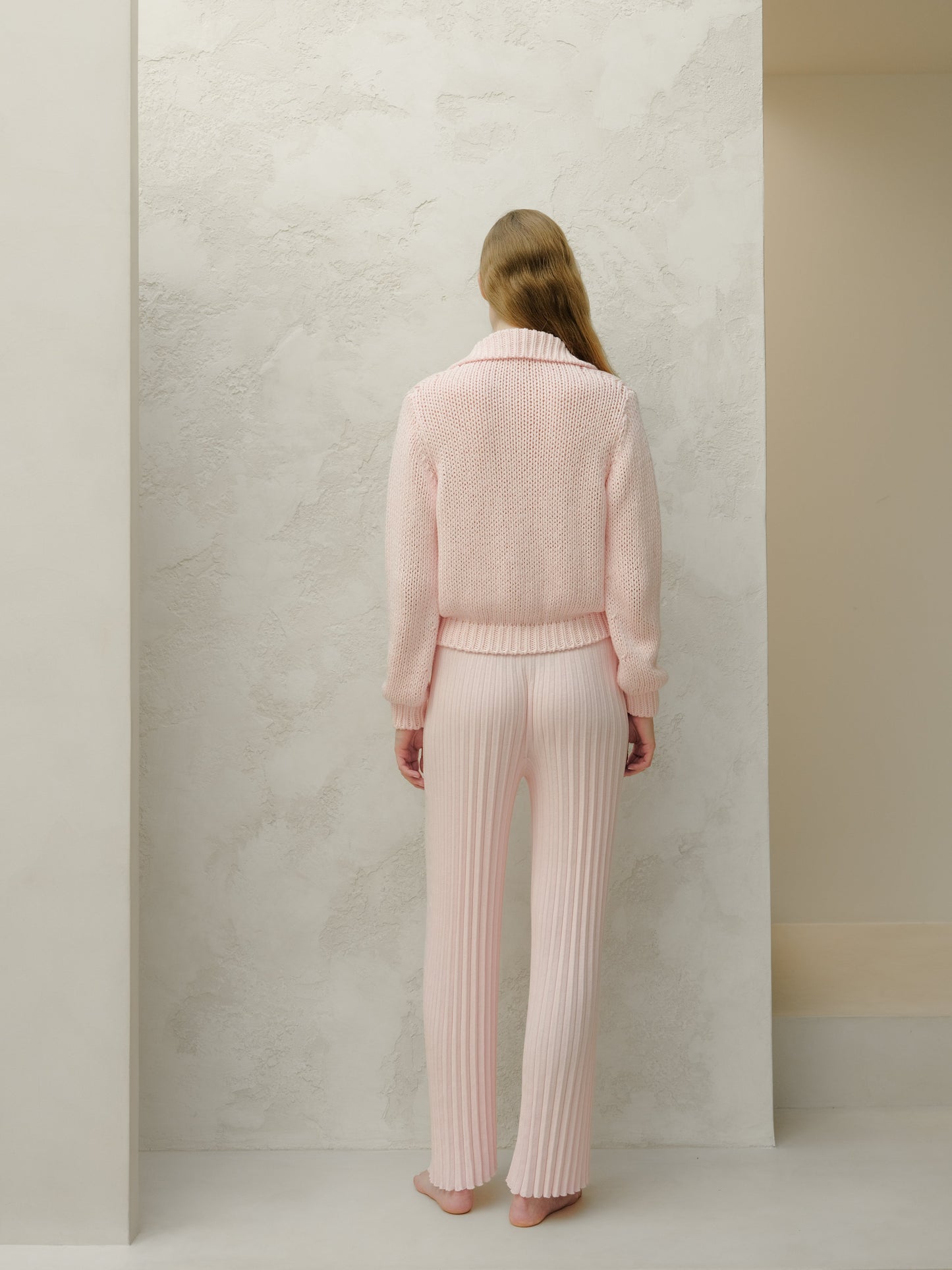 Fine Cotton Plissé Pants (3D-Knit)