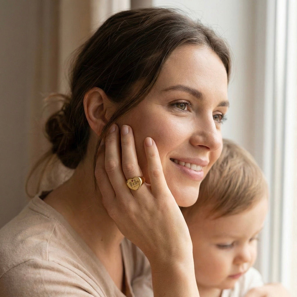 Anello Chevalier cuore Famiglia
